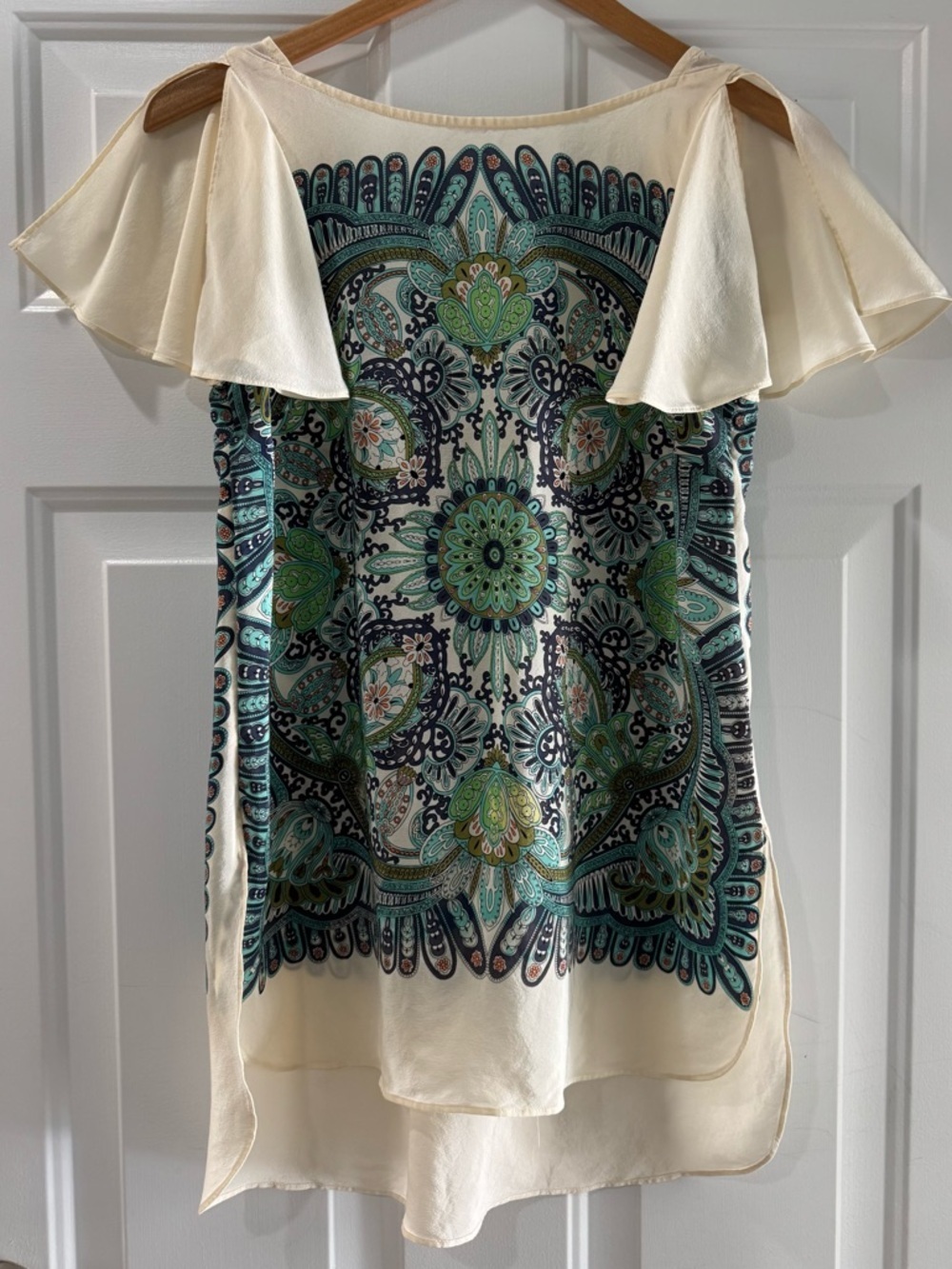 Maeve Anthropologie
Ludovica Paisley Print Silk
Blouse Womens Size XS